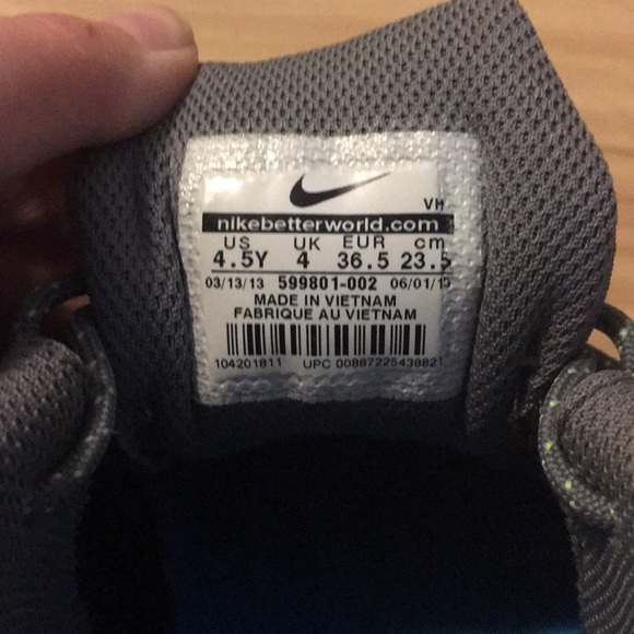 Nike Dual Fusion Run 2 - Size 4.5 Youth - Picture 3 of 4